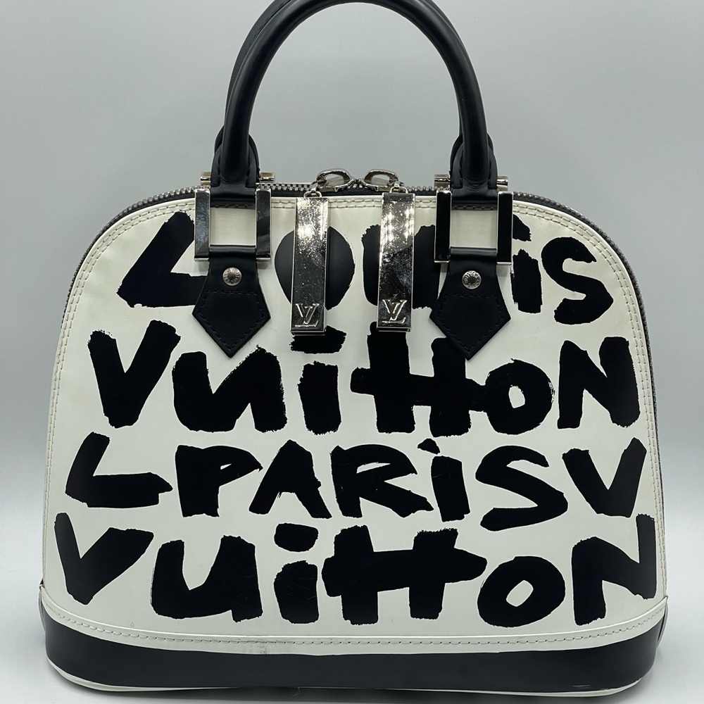 Louis Vuitton Graffiti Alma Stephen Sprouse MM Collector’s Rare Limited Handbag - Picture 15 of 16